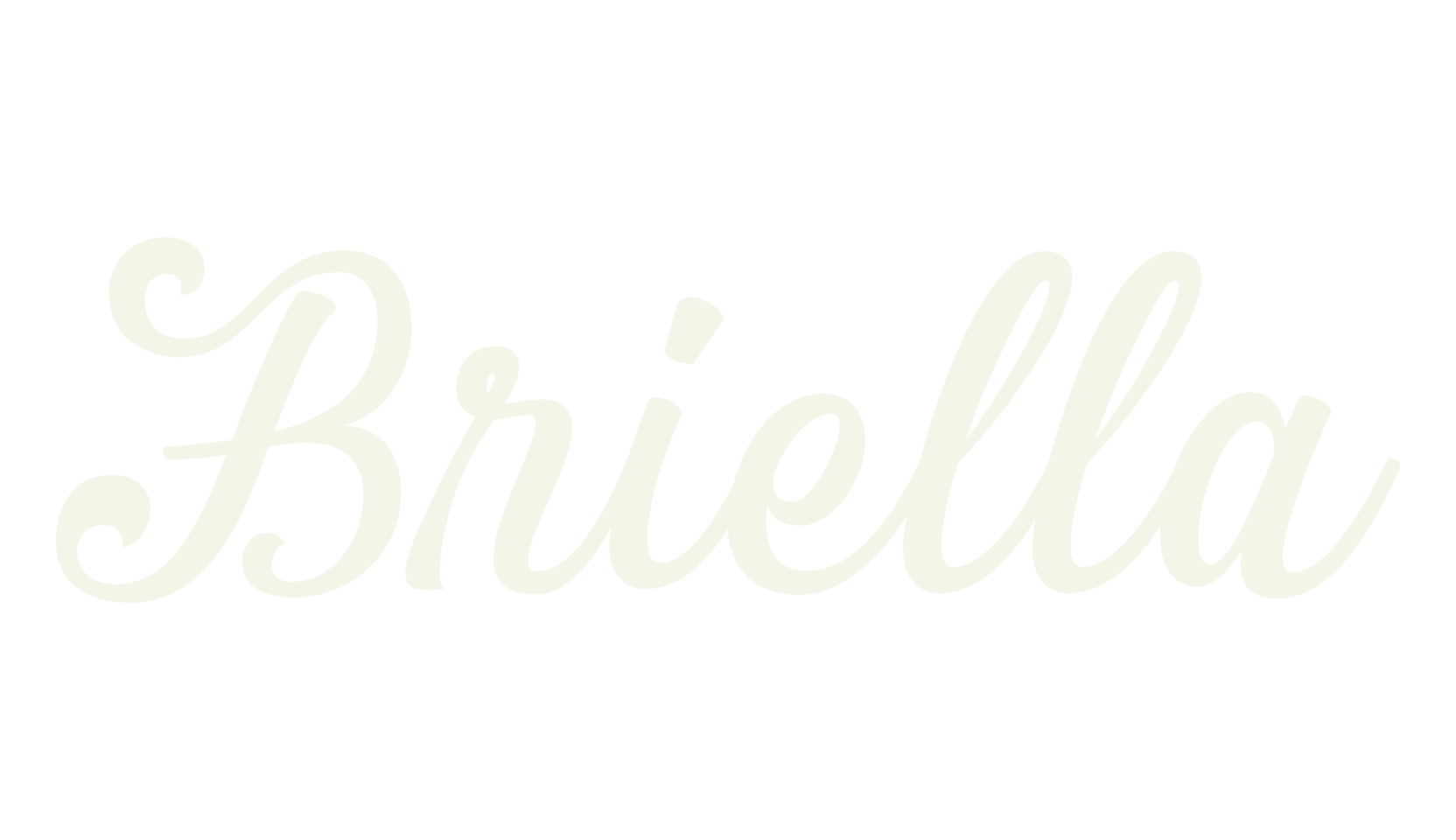 Briella, fashion script font preview