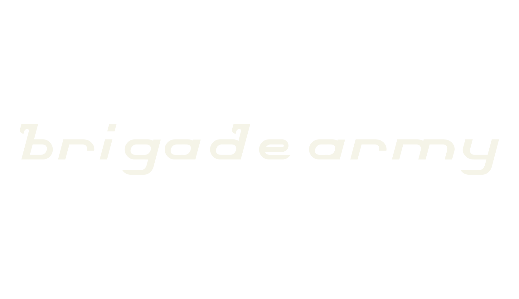 brigade army, display market font preview