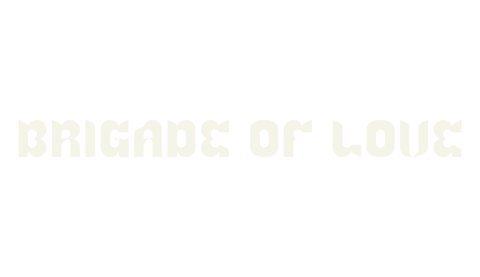 BRIGADE OF LOVE, display market font preview