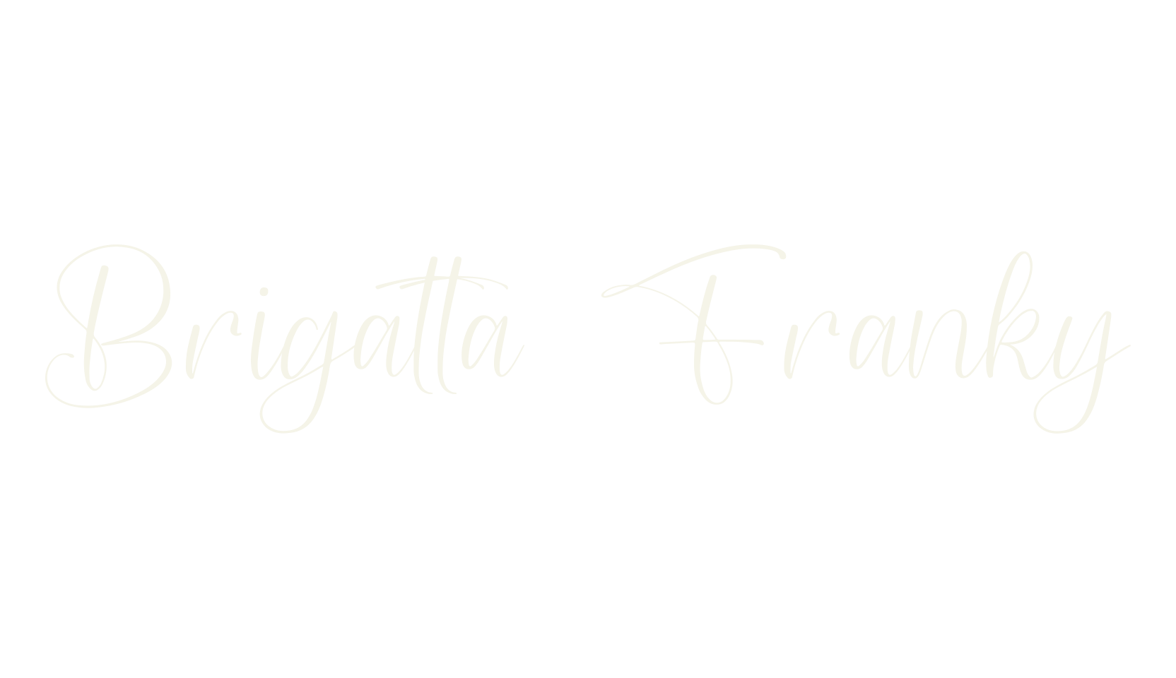 Brigatta Franky, script font preview