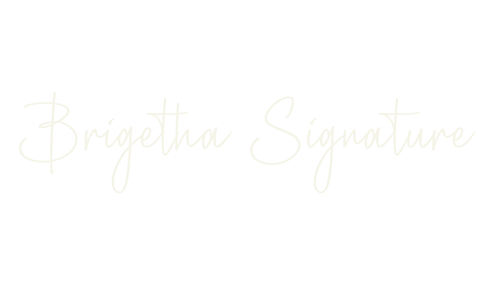 Brigetha Signature, fashion script font preview