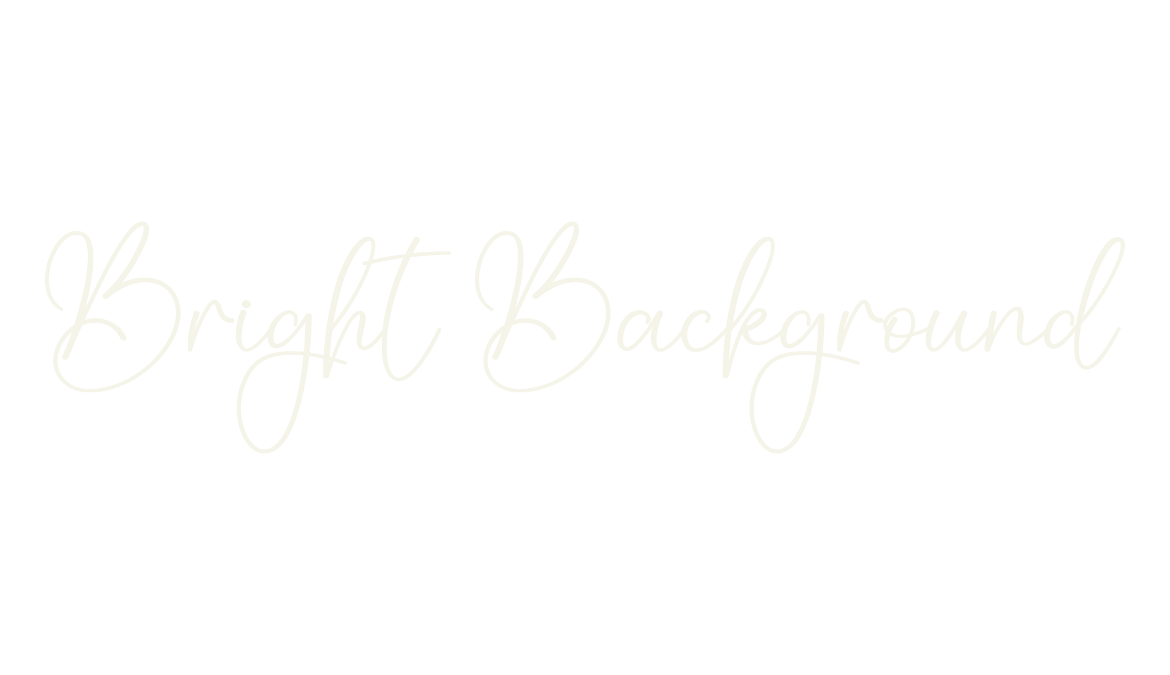 Bright Background, calligraphy font preview
