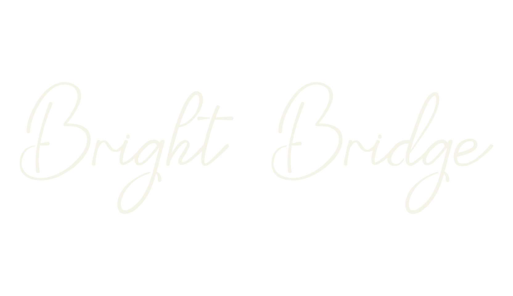 Bright Bridge, fashion script font preview