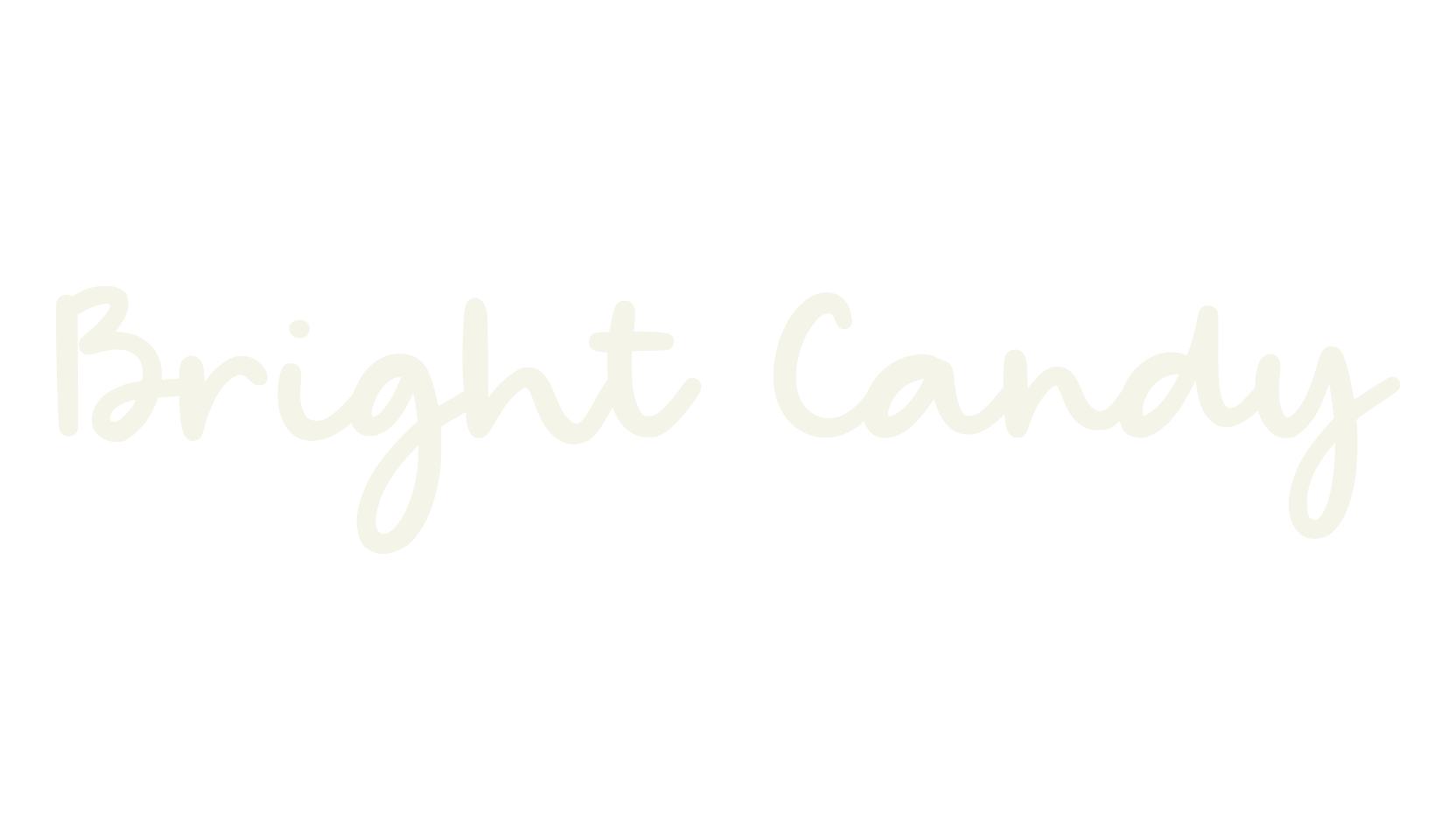 Bright Candy, fashion sign font preview