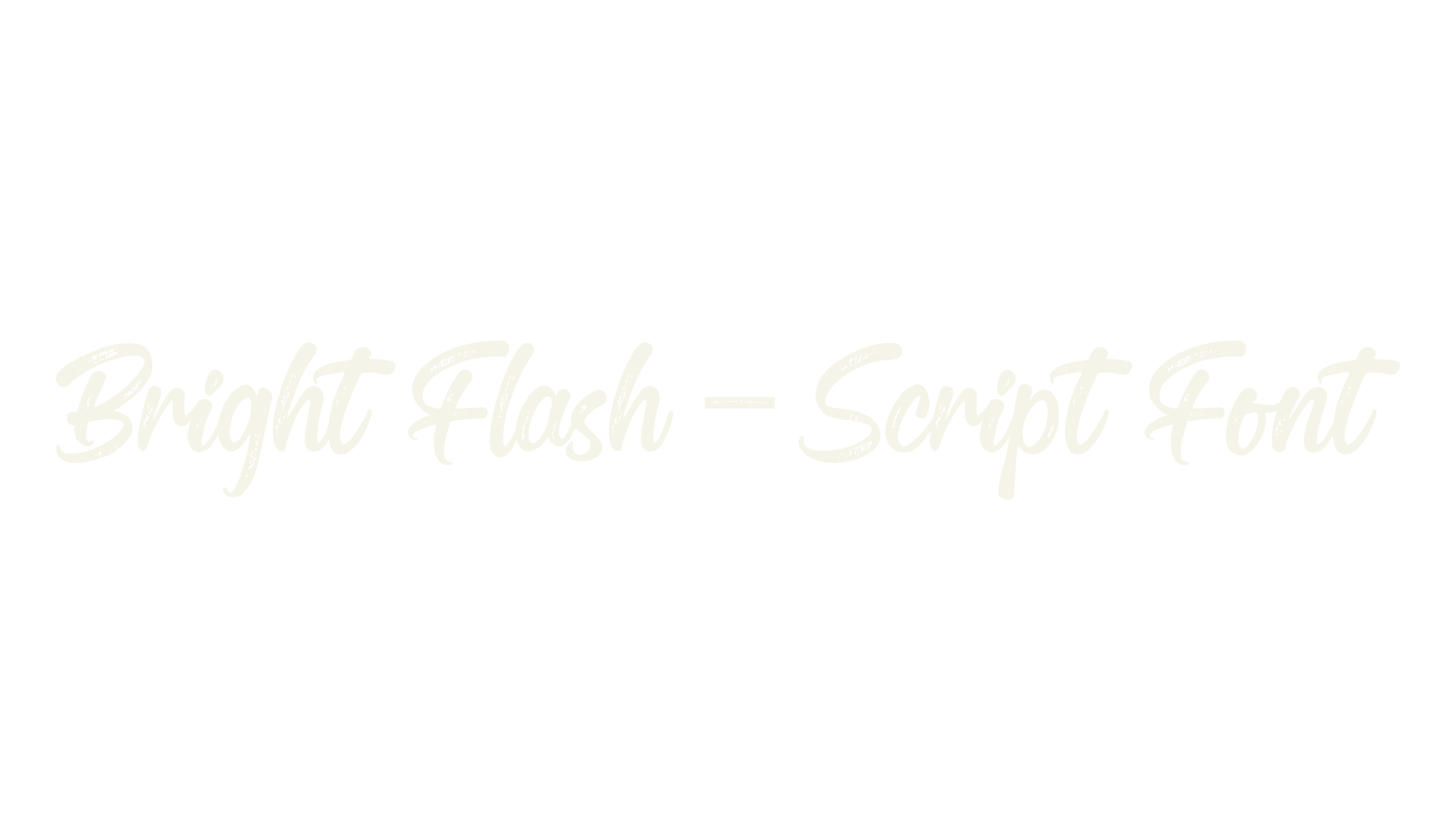 Bright Flash – Script Font, typewriter font preview