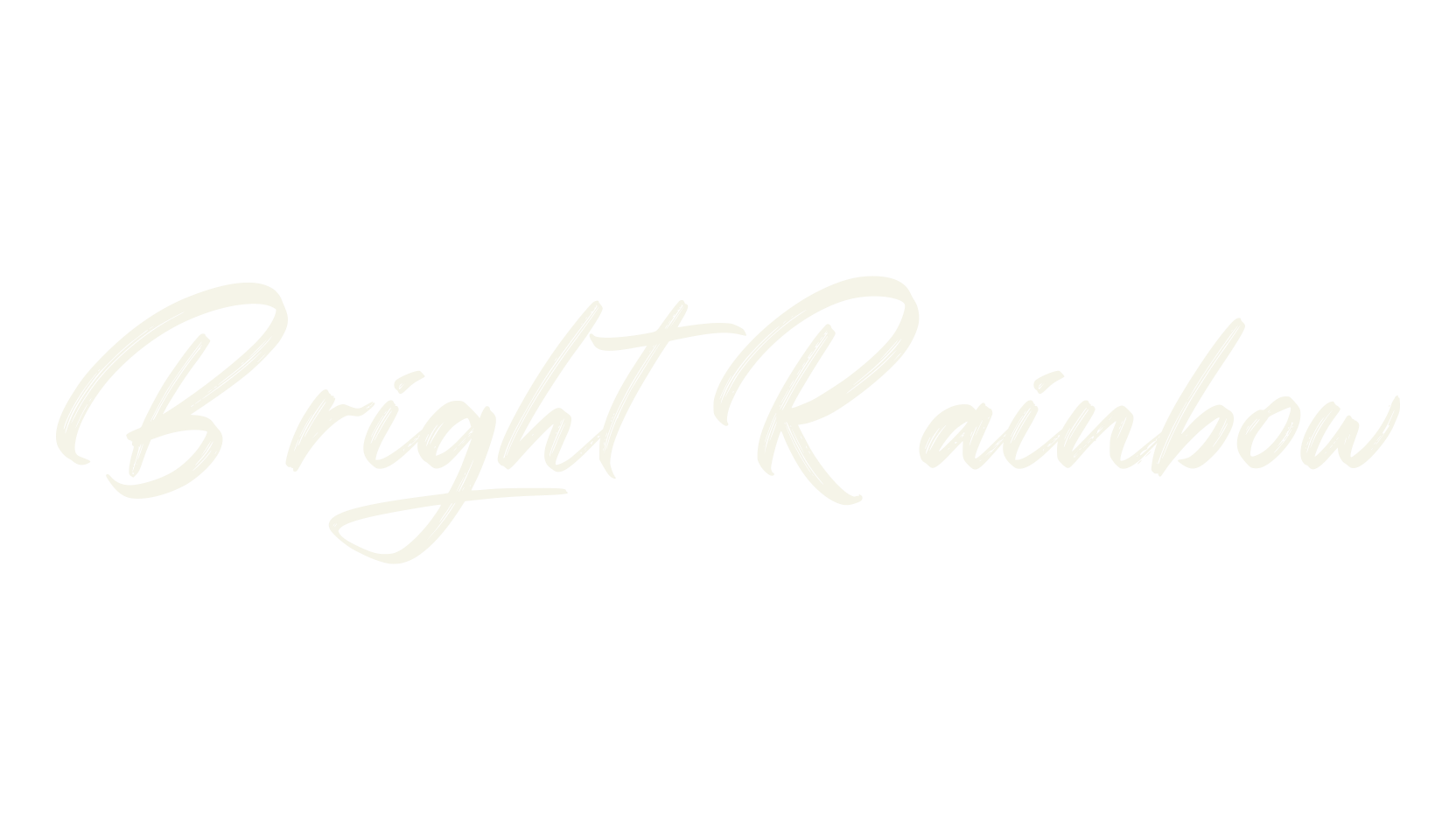 Bright Rainbow, fashion script font preview
