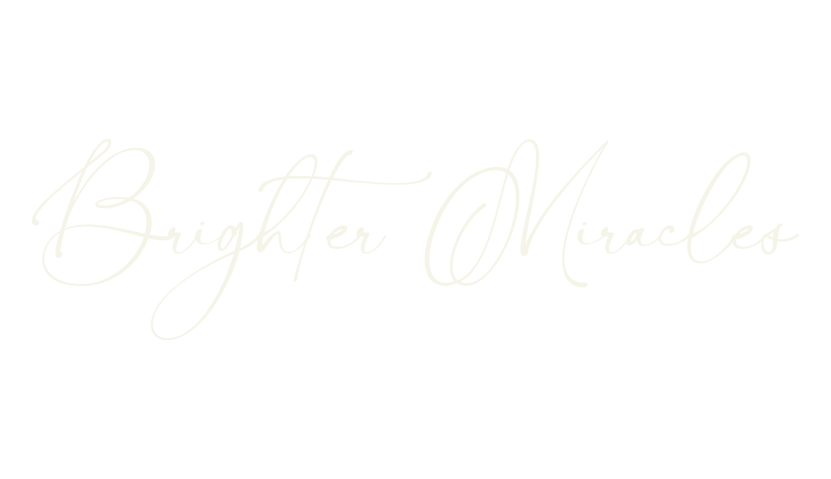 Brighter Miracles, fashion script font preview