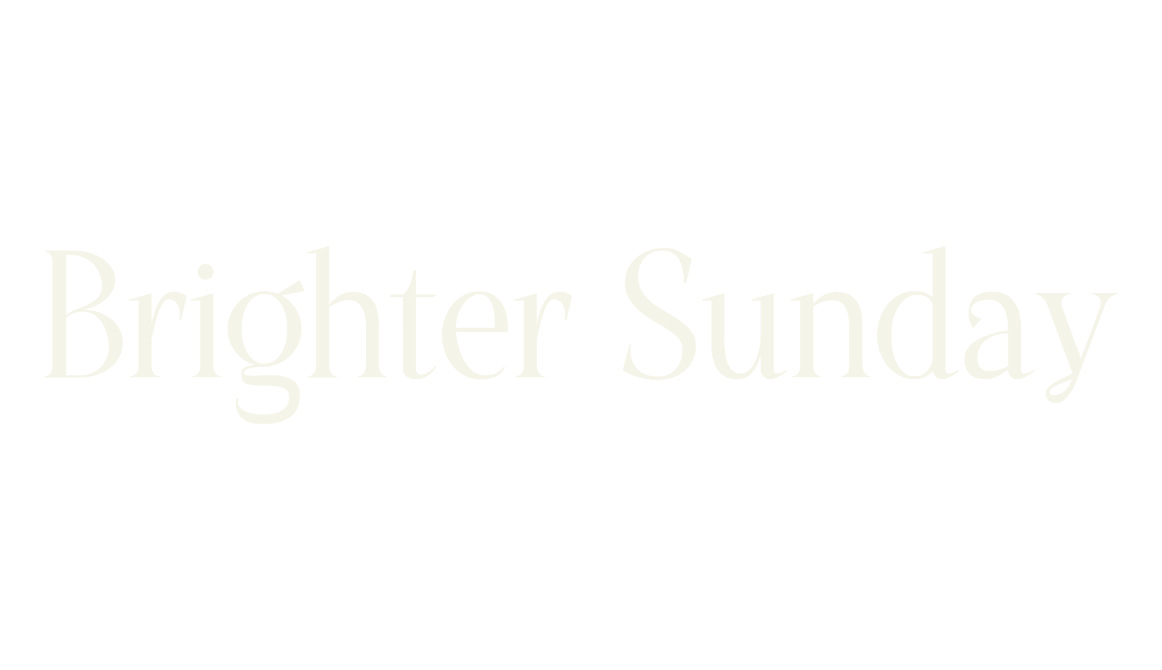 Brighter Sunday, fashion script font preview