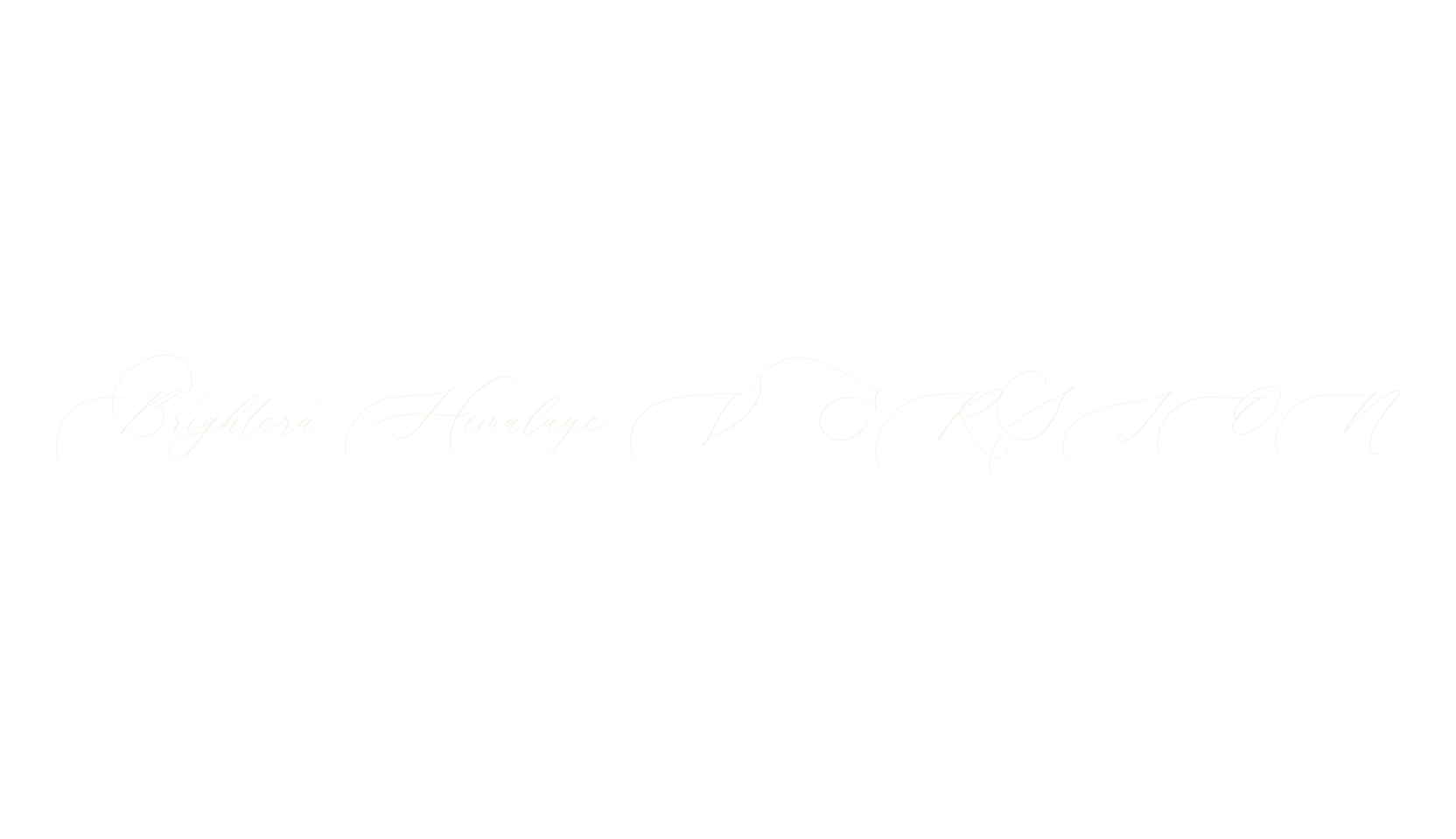 Brightera Himalaye VERSION, script font preview