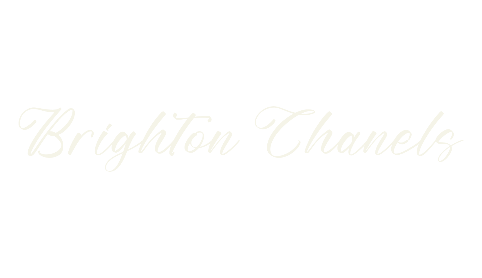 Brighton Chanels, calligraphy font preview