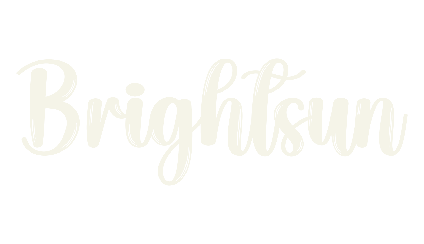 Brightsun, fashion script font preview