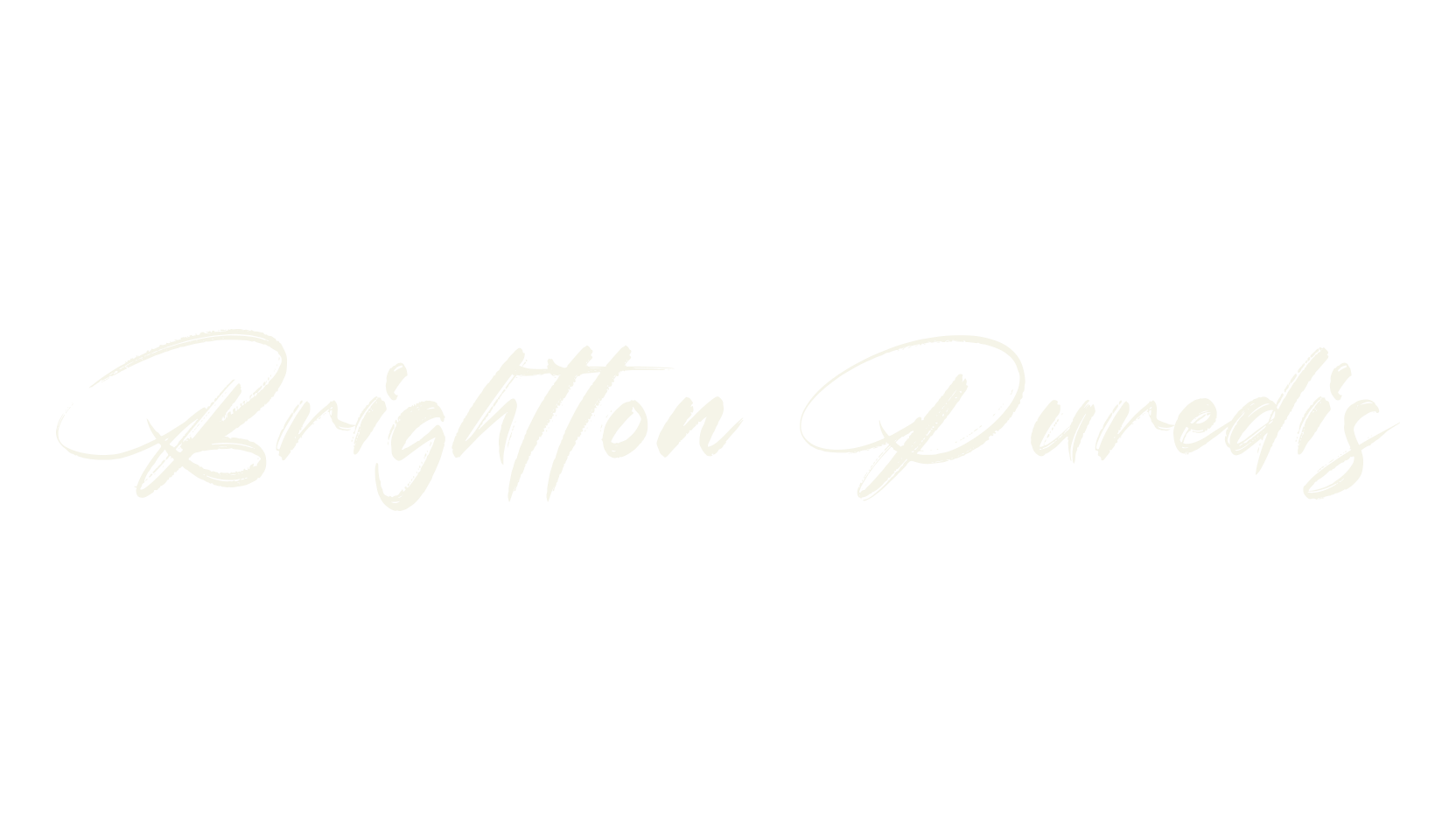 Brightton Puredis, script font preview