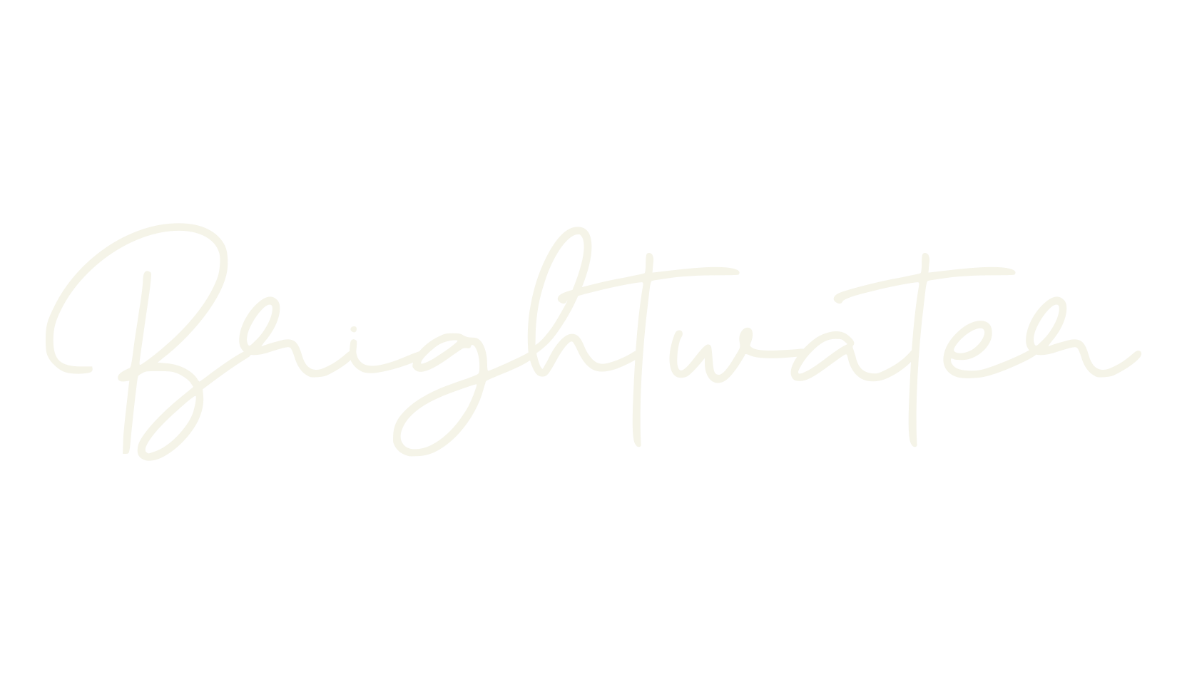 Brightwater, typewriter font preview