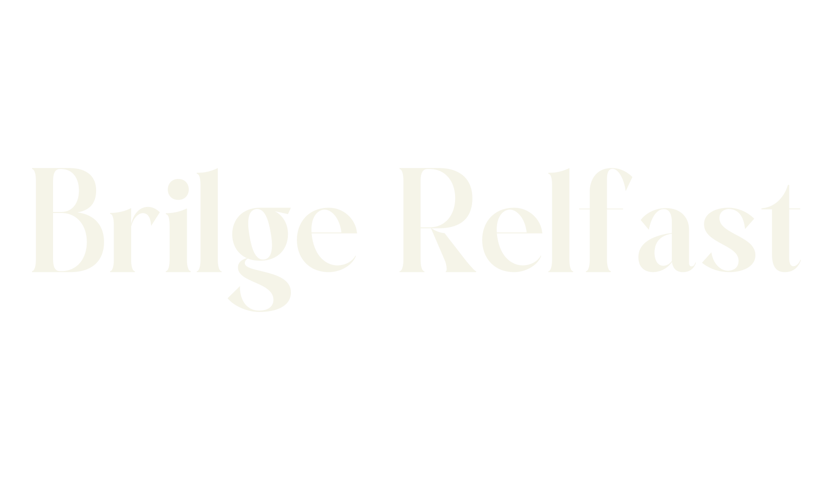 Brilge Relfast, serif font preview