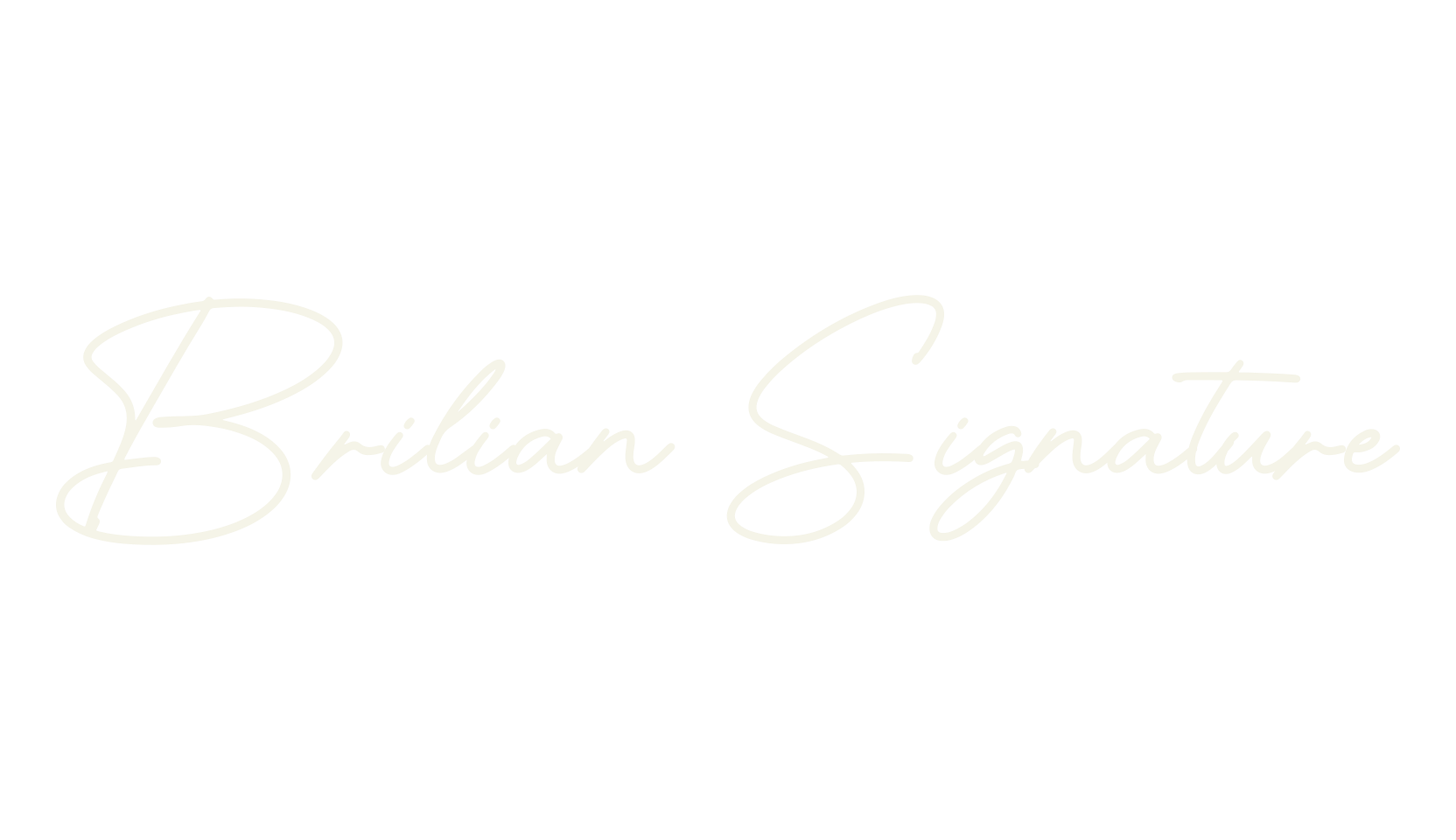 Brilian Signature, signature font preview