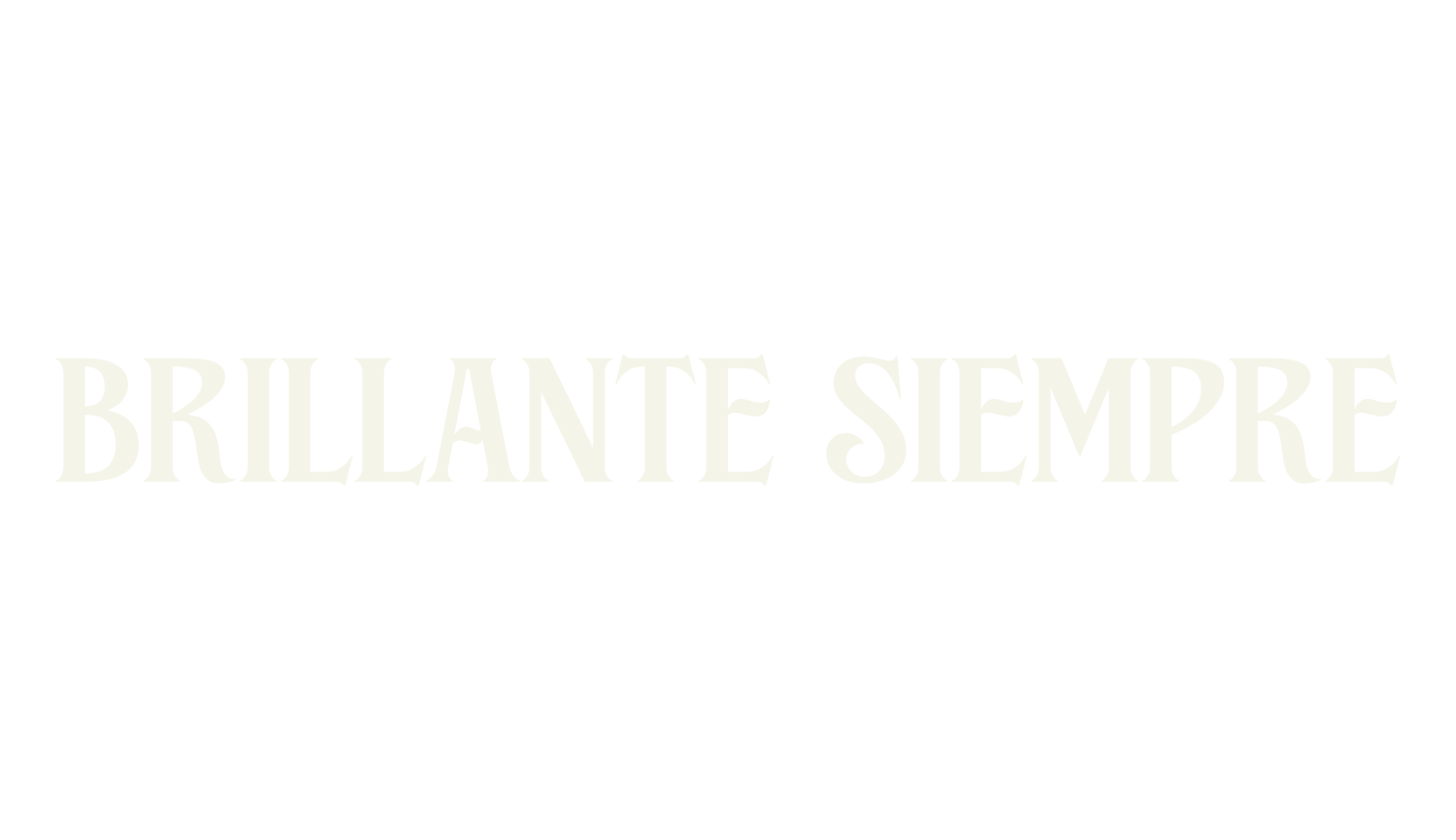 Brillante Siempre, lettering font preview