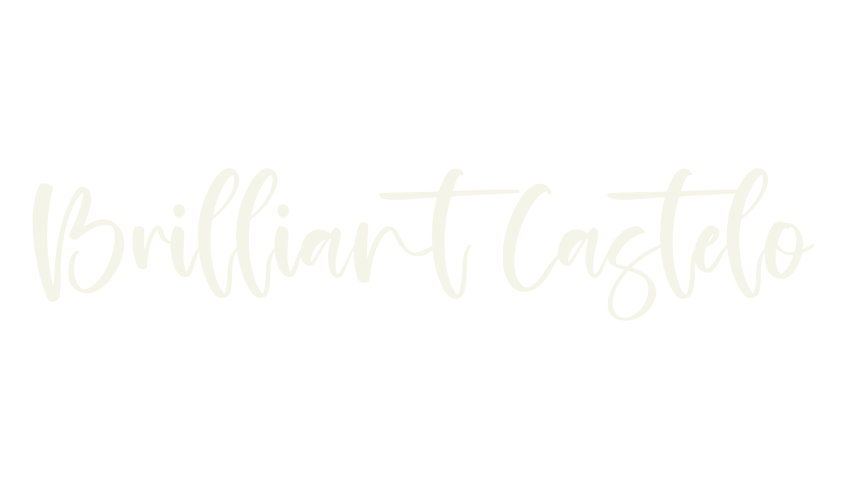 Brilliant Castelo, script font preview
