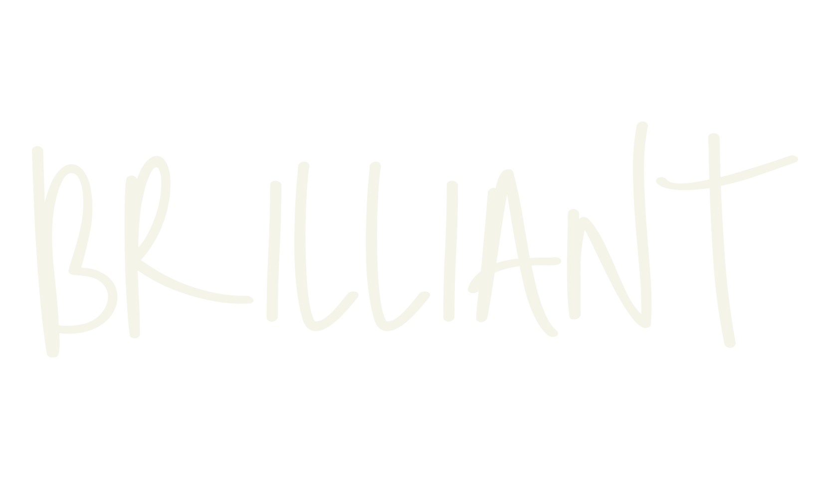 Brilliant, handwritten font preview