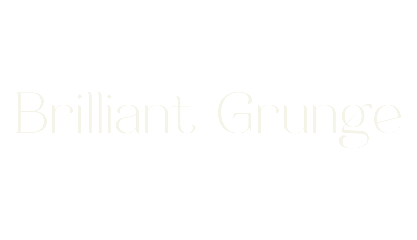 Brilliant Grunge, custom font preview