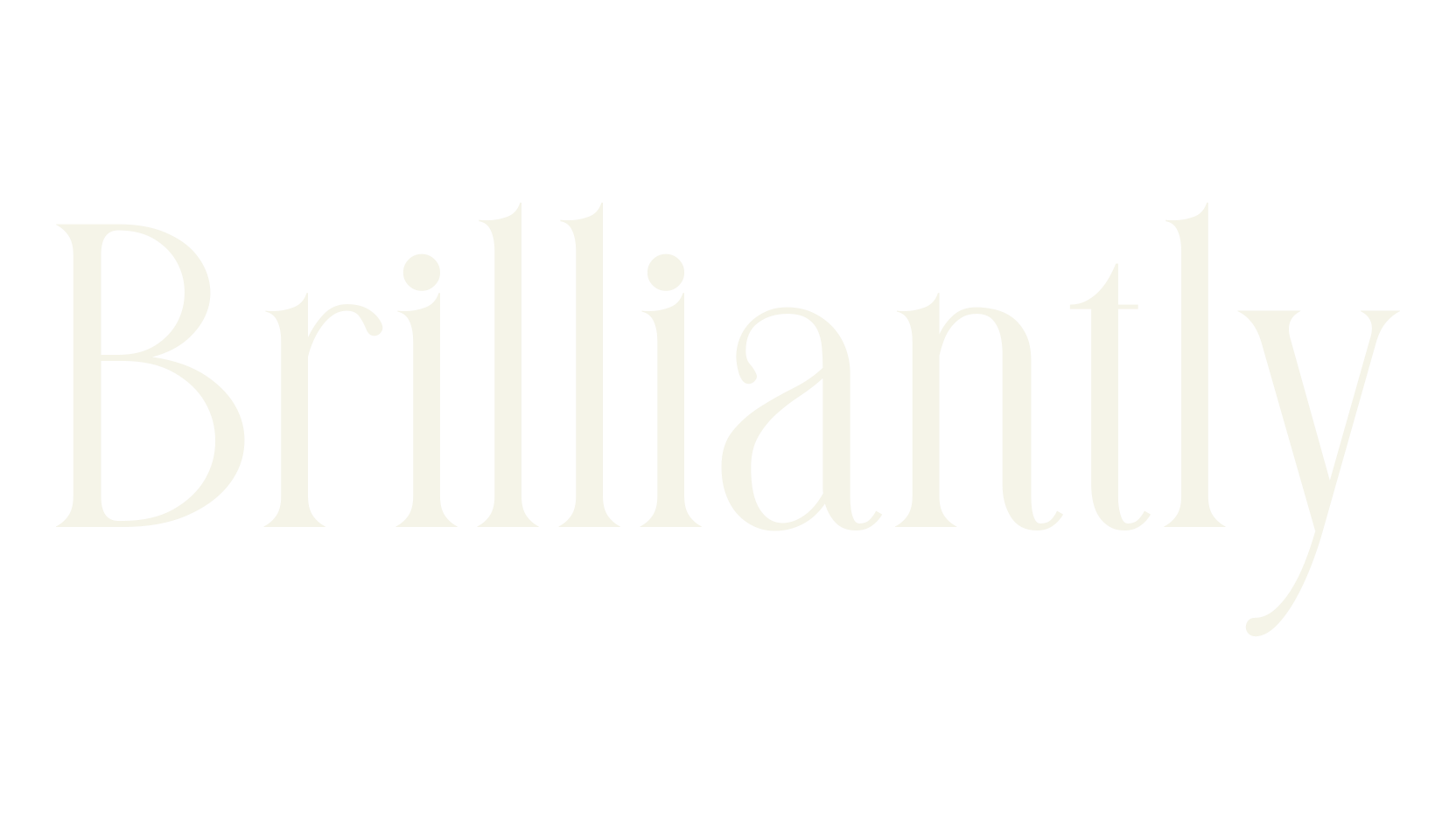 Brilliantly, serif font preview
