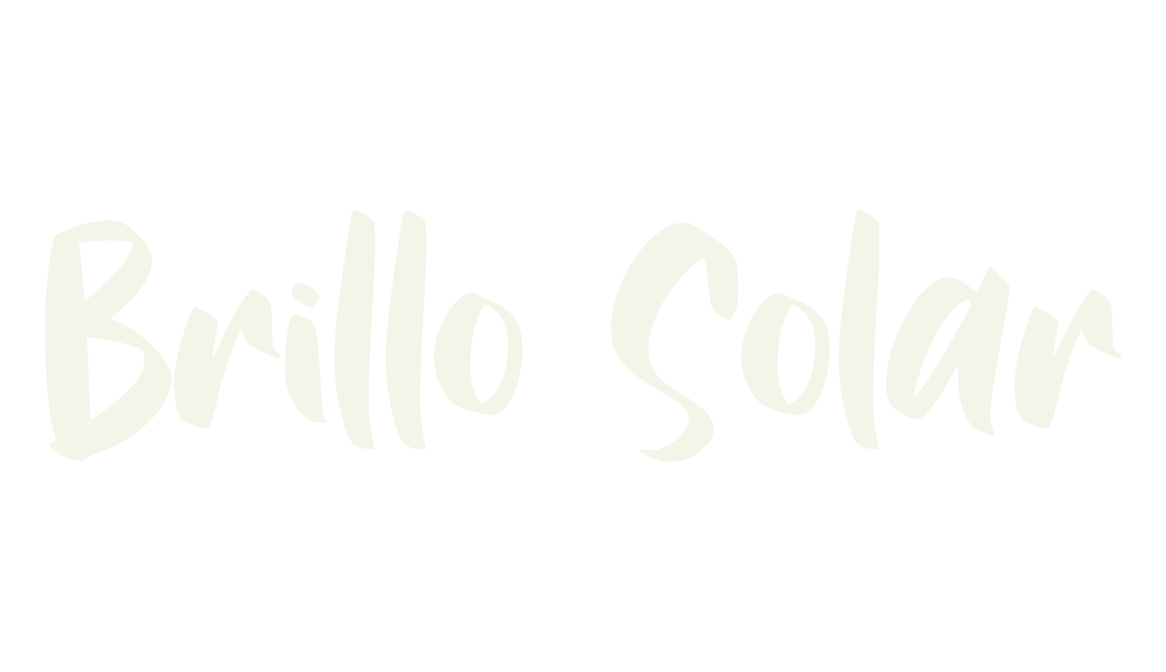 Brillo Solar, typewriter font preview