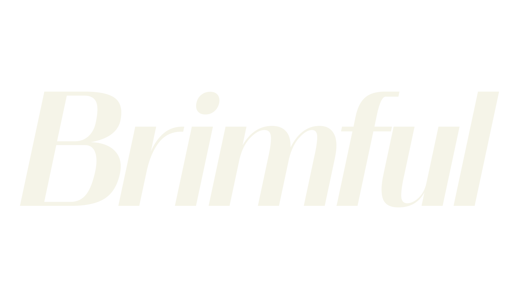 Brimful, modern font preview