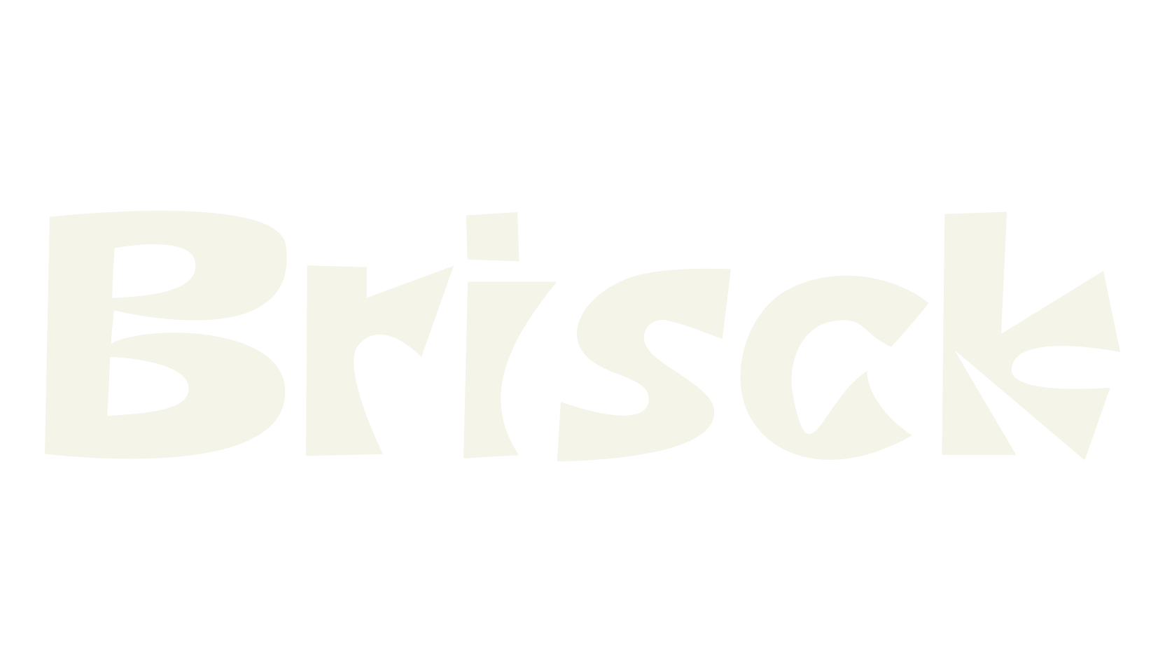 Brisck, funky font preview