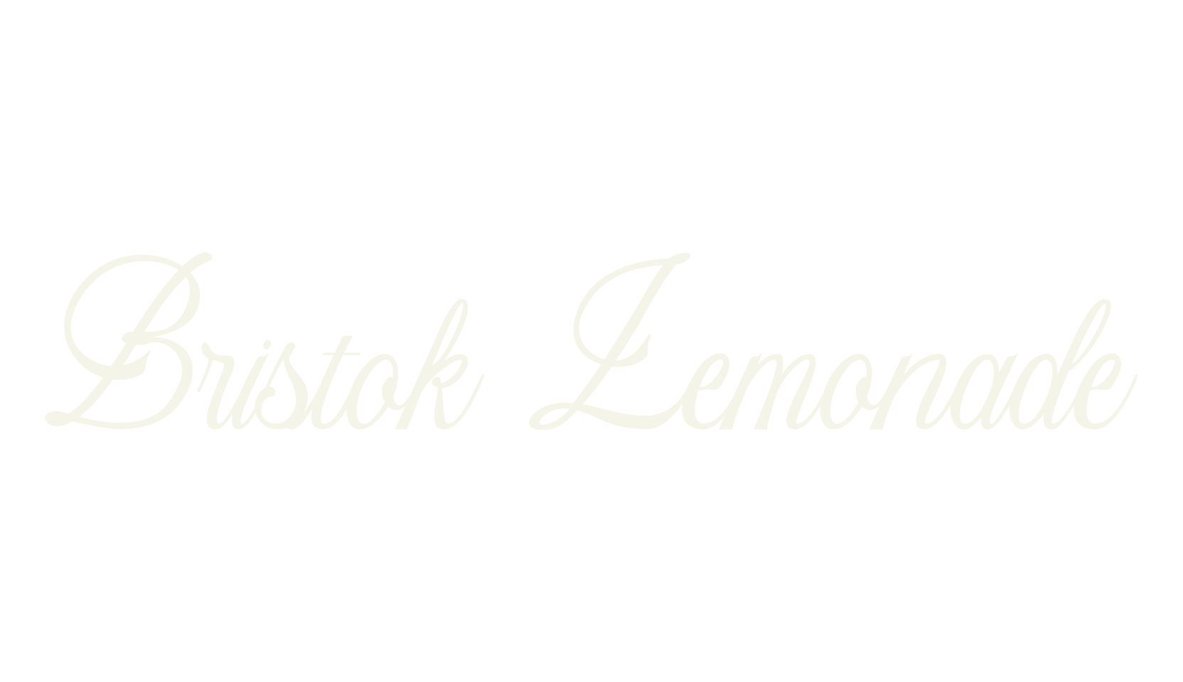 Bristok Lemonade, cursive font preview