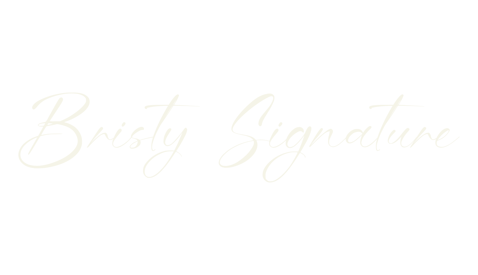 Bristy Signature, signature font preview