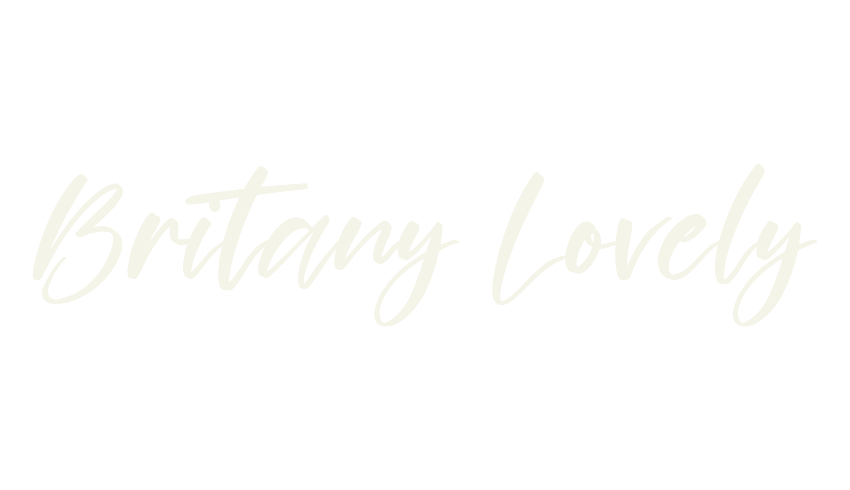 Britany Lovely, script font preview