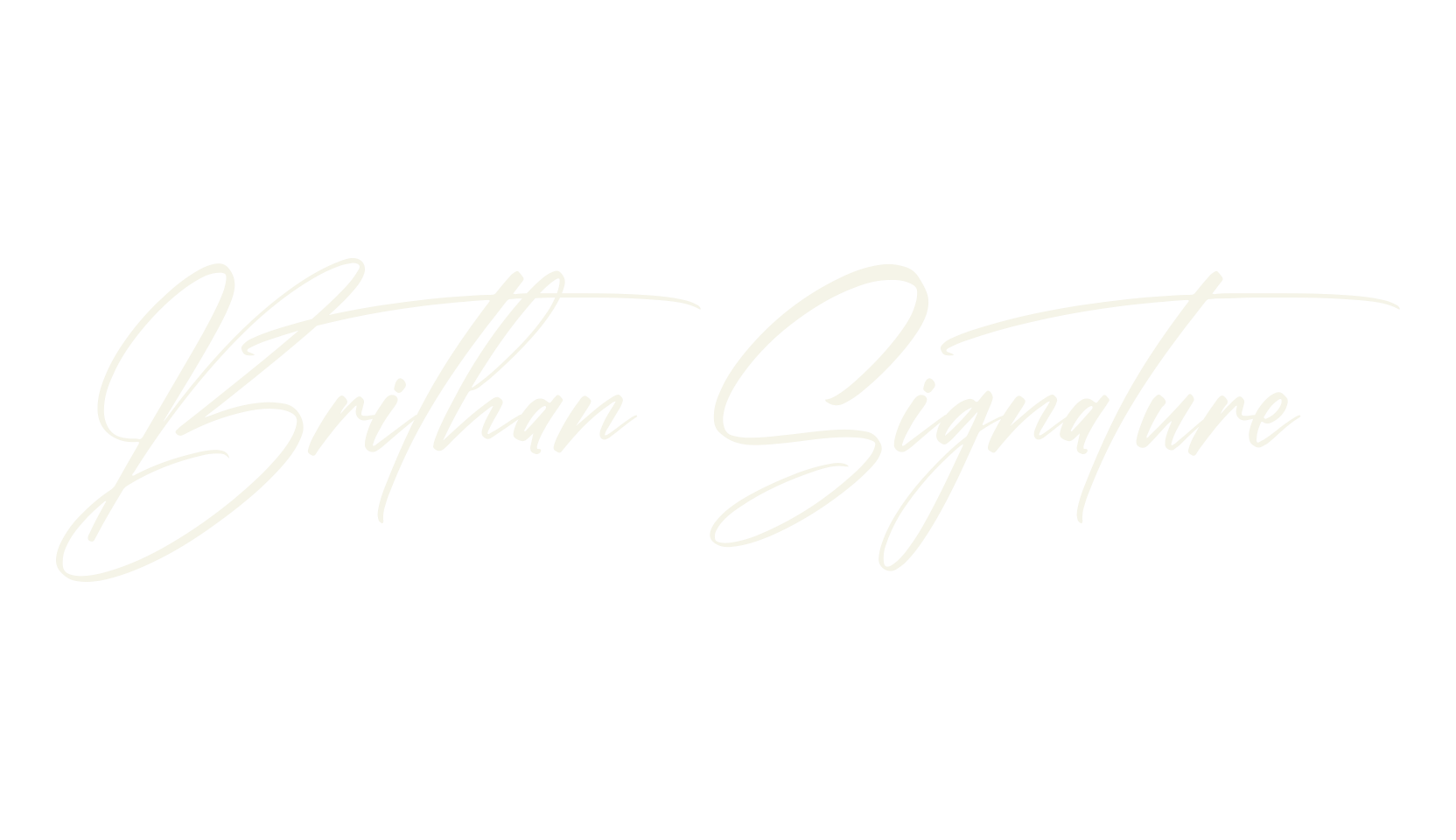 Brithan Signature, script font preview