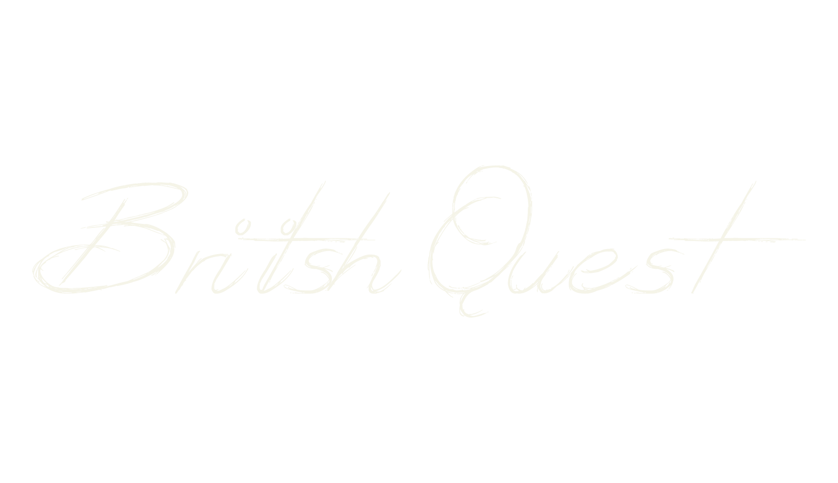 British Quest, fashion script font preview