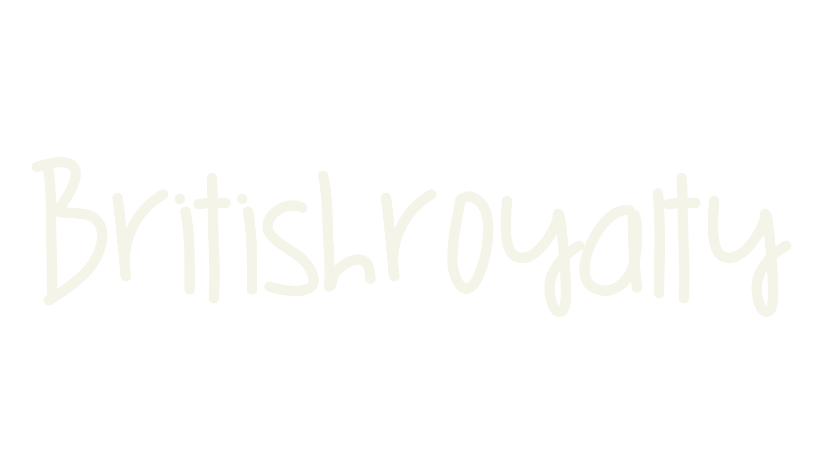 BritishRoyalty, handwritten font preview