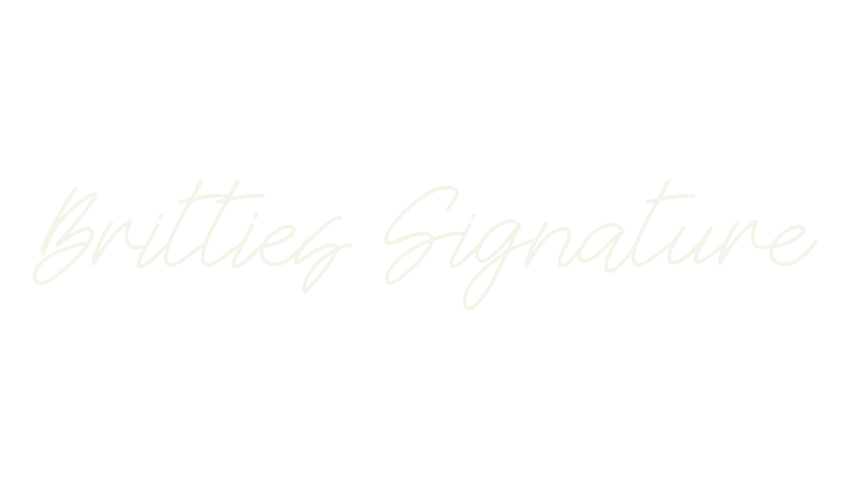 Britties Signature, signature font preview