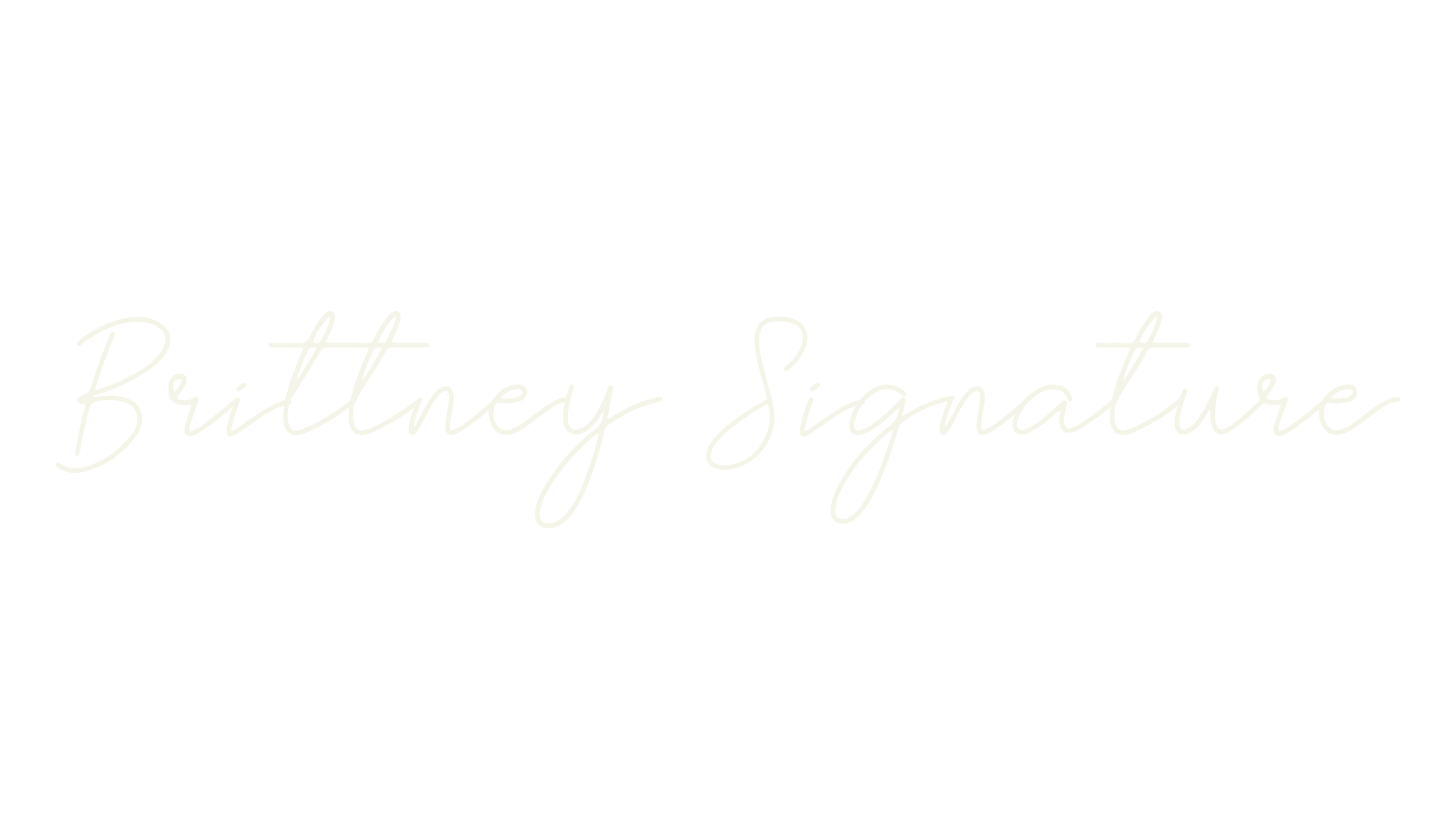 Brittney Signature, signature font preview