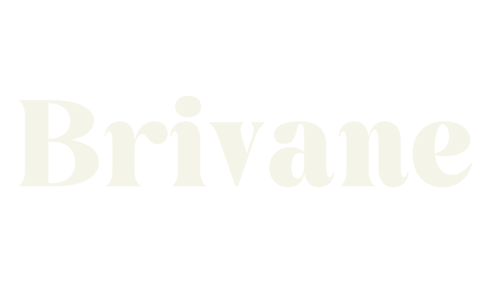Brivane, poster font preview