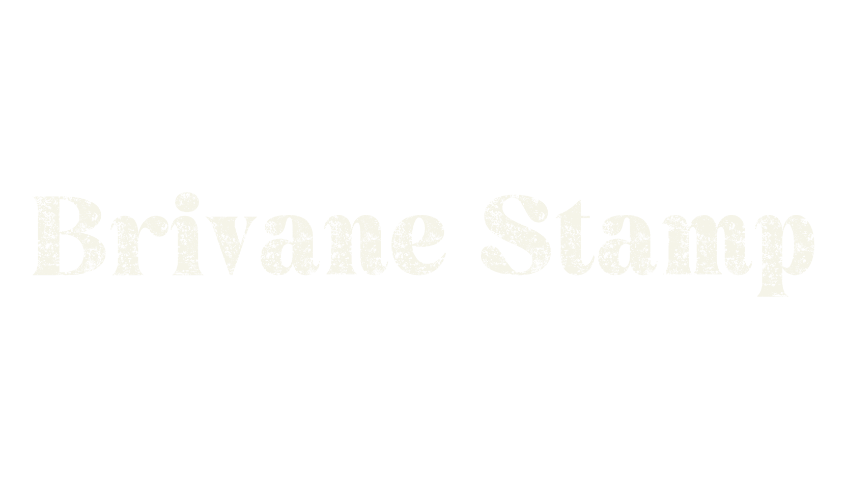 Brivane Stamp, vintage font preview