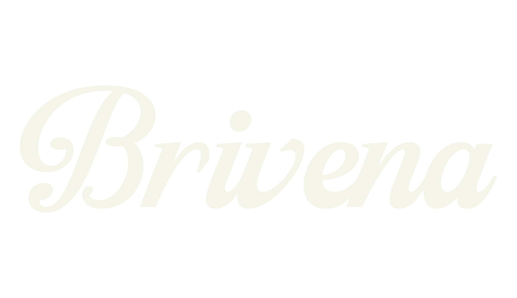 Brivena, script font preview