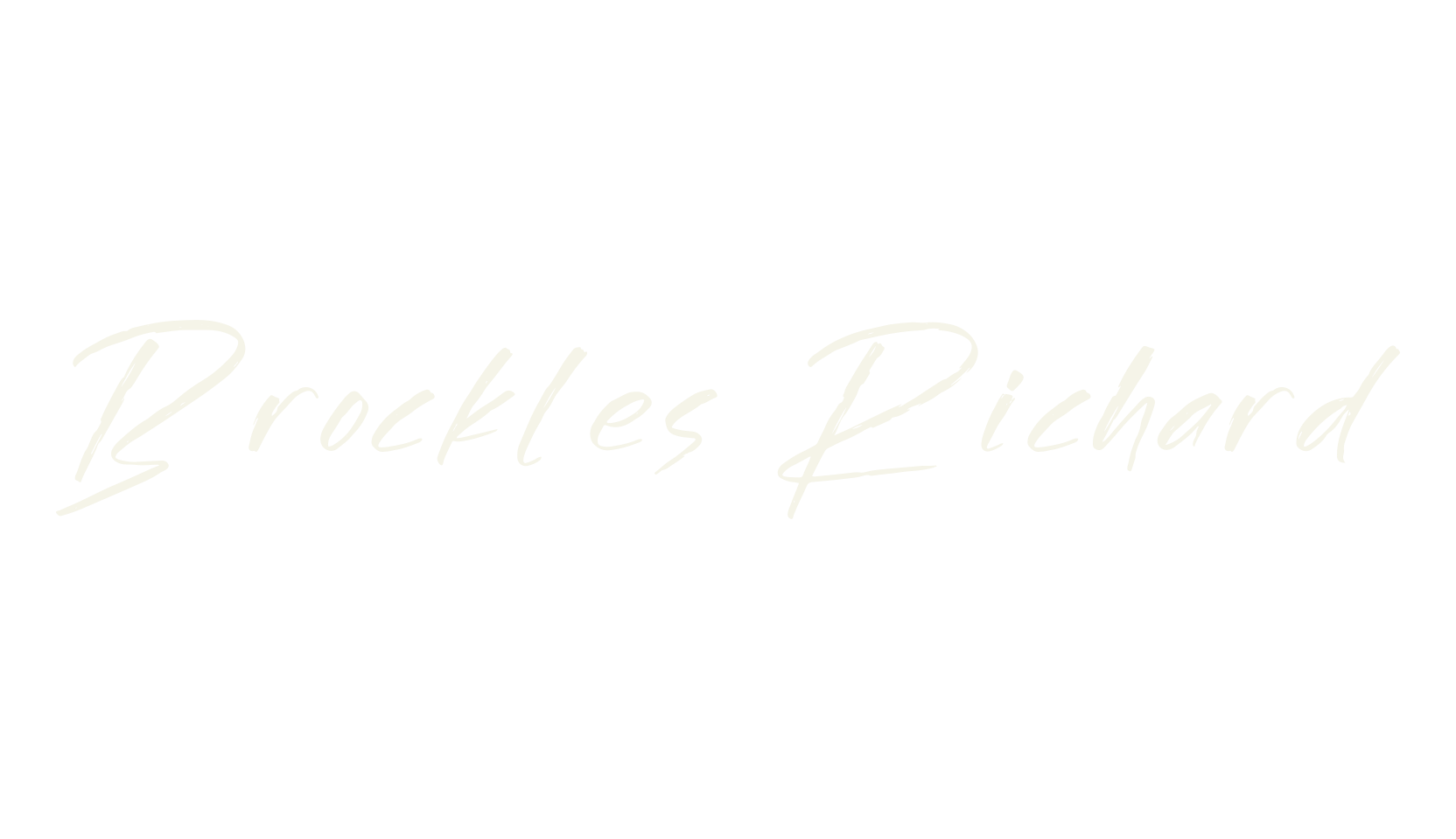 Brockles Richard, script font preview