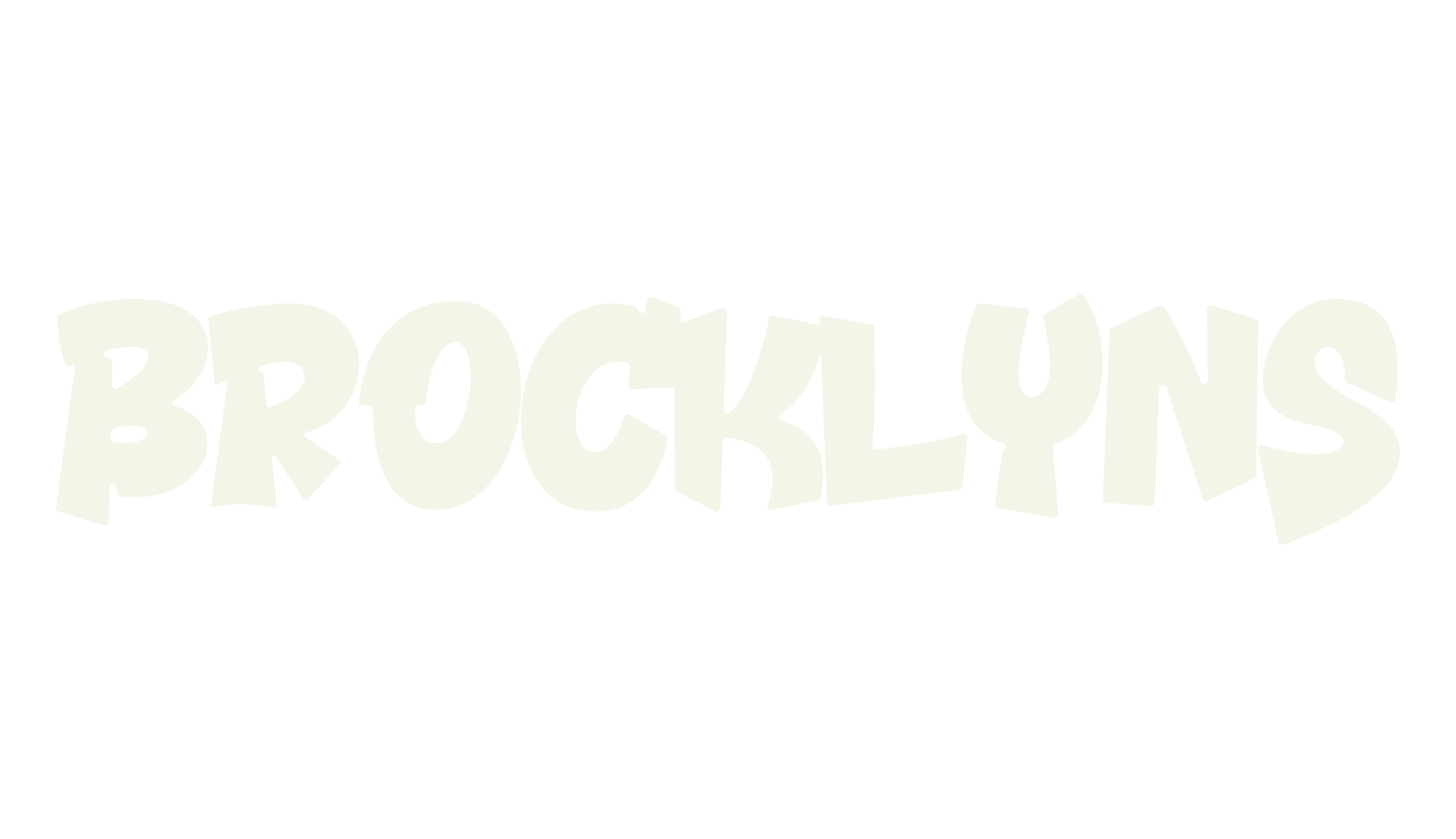 Brocklyns, graffiti font preview