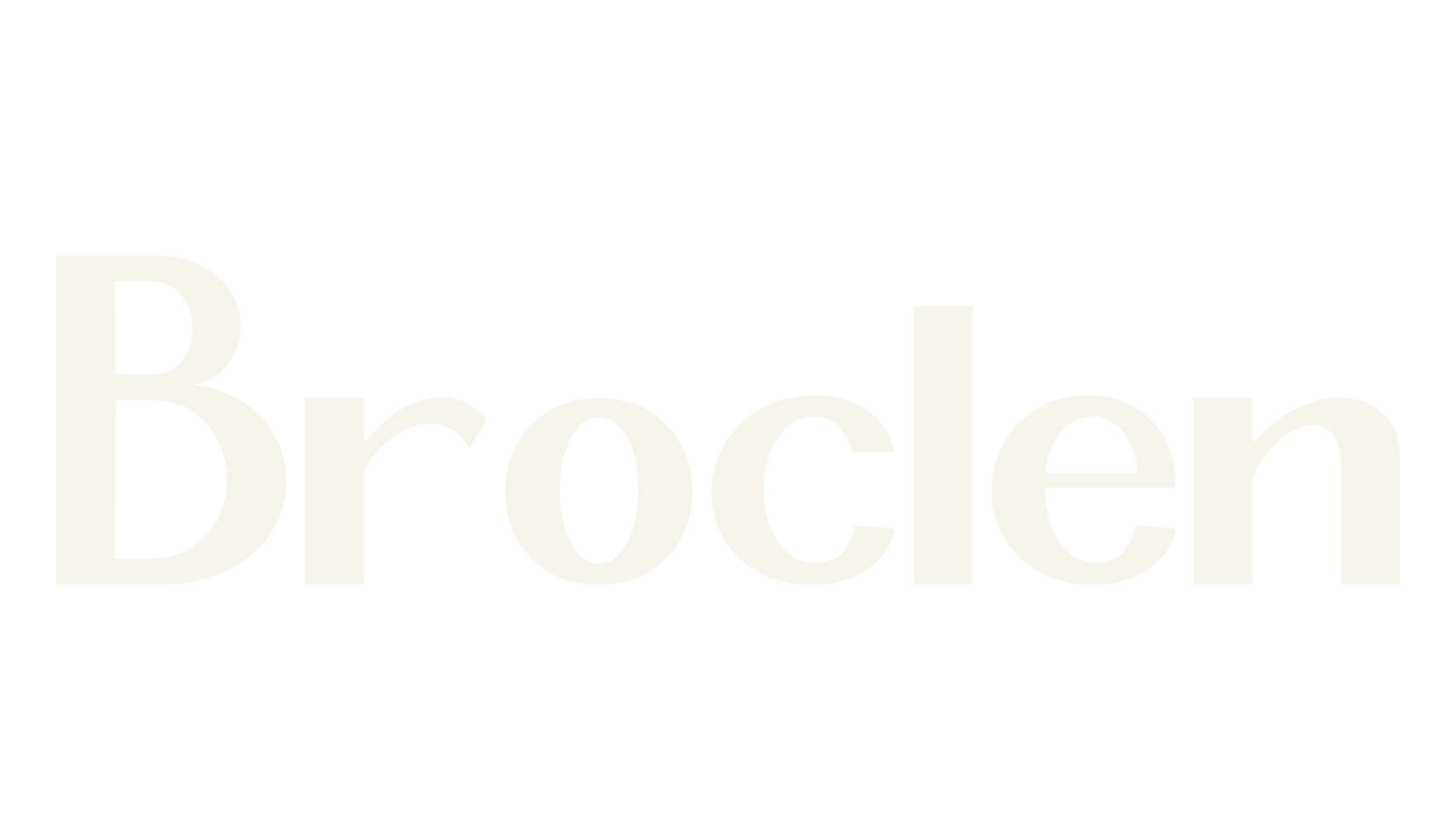 Broclen, sans serif font preview