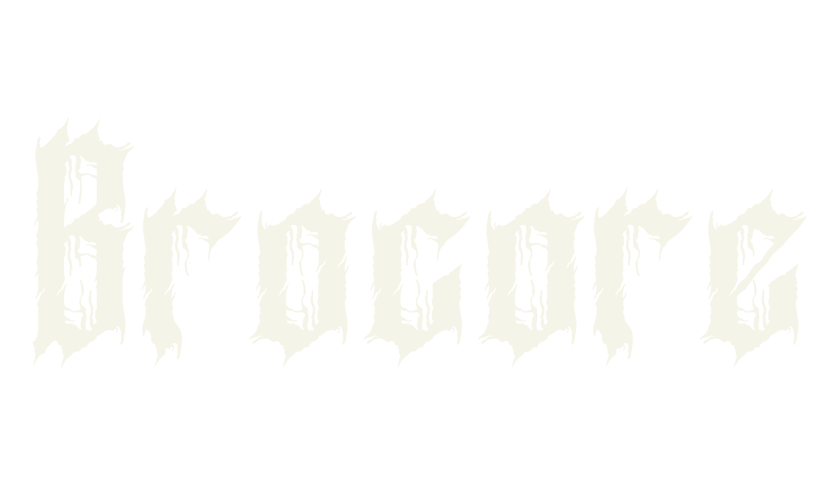 Brocore, tattoo font preview