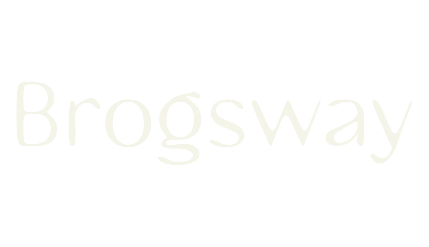 Brogsway, vintage font preview