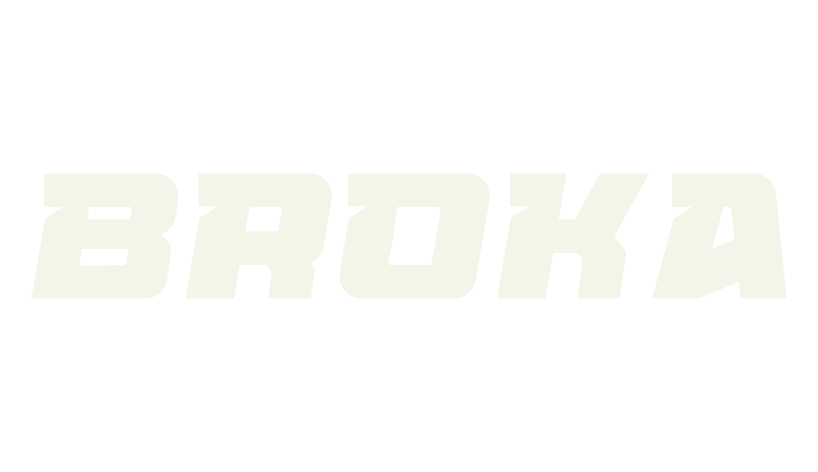 Broka, racing font preview