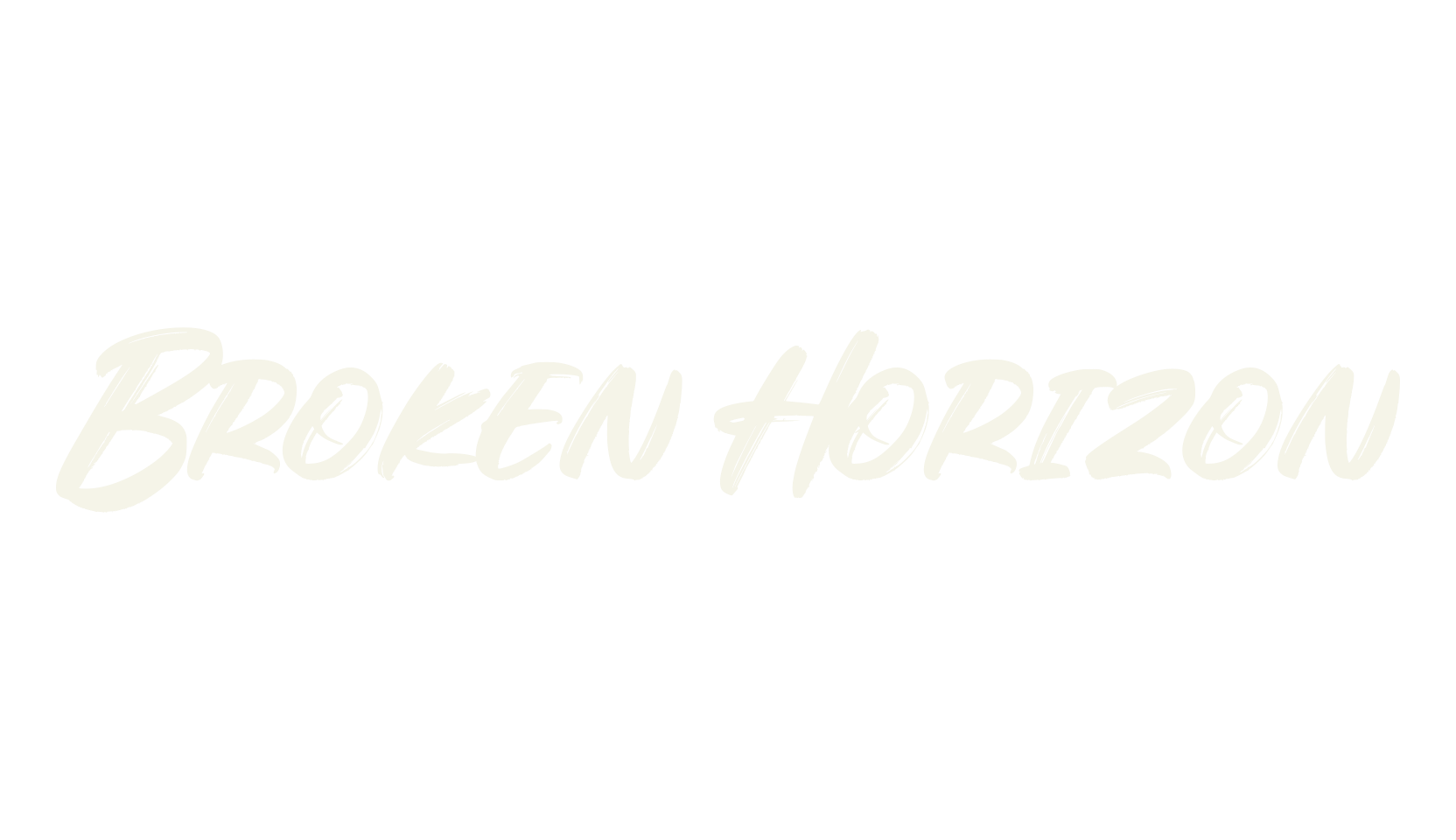 Broken Horizon, streetwear font preview
