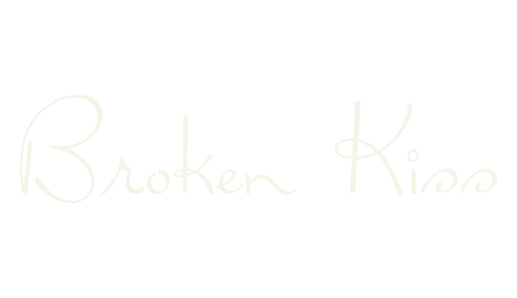 Broken Kiss, display market font preview