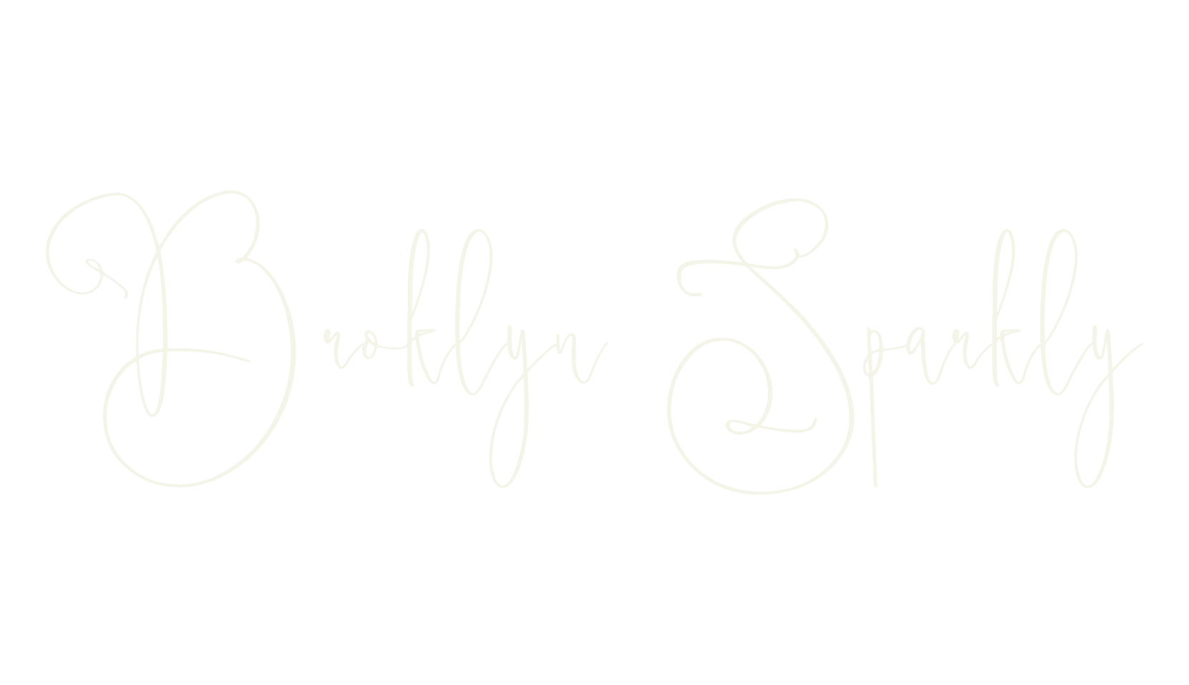 Broklyn Sparkly, script font preview
