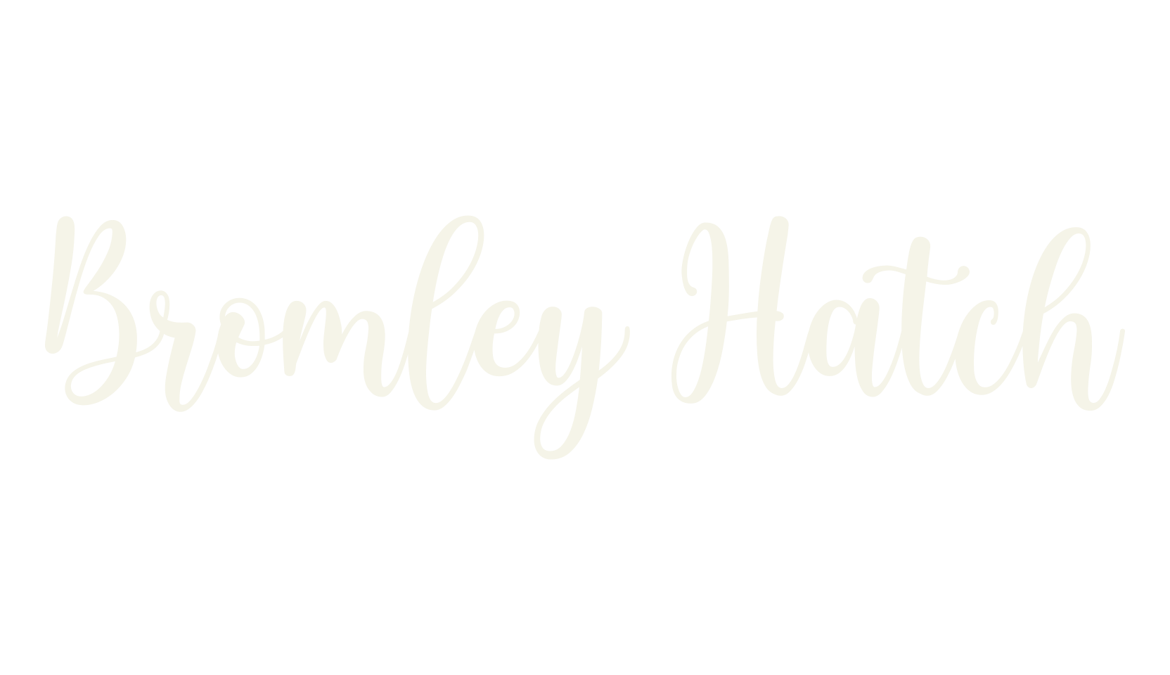 Bromley Hatch, text font preview