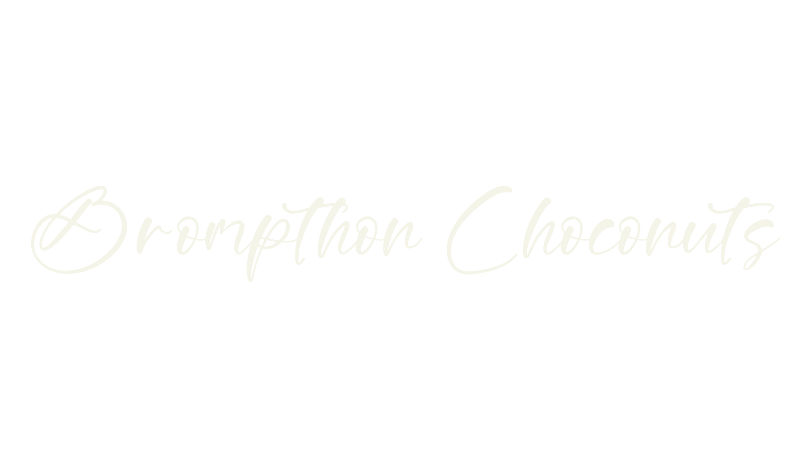 Brompthon Choconuts, script font preview