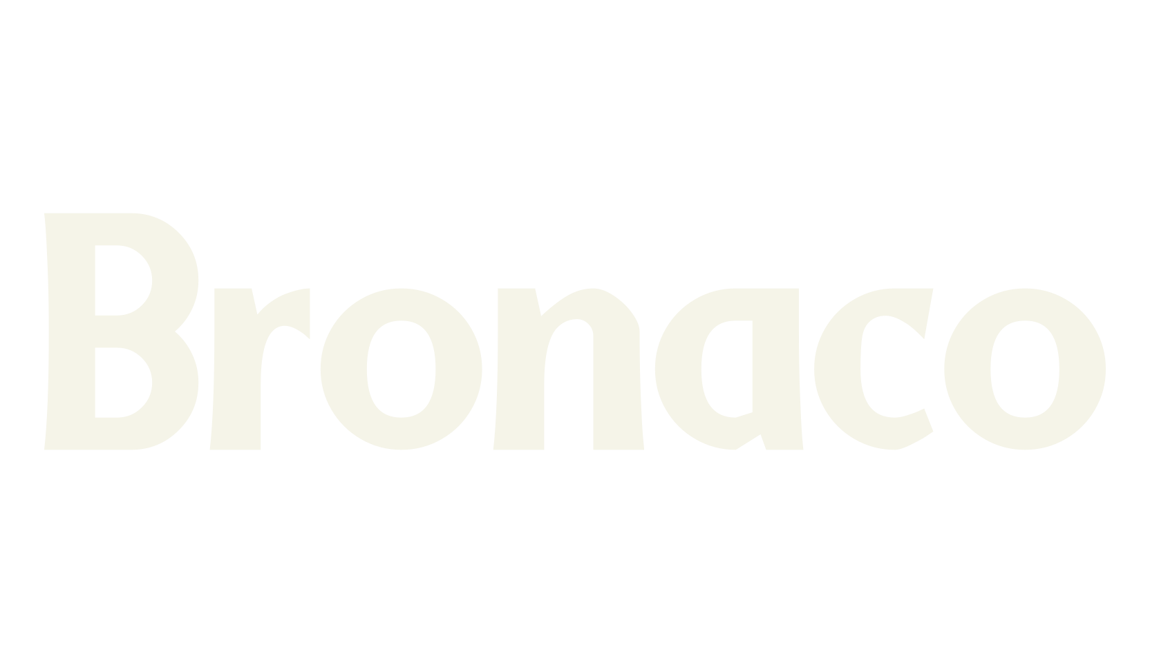 Bronaco, basic font preview
